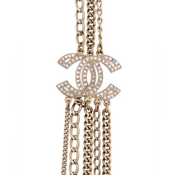 Chanel CC Strass and Multistrand Necklace - Picture 1 of 3